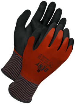 Lined Full Nitrile Coated HPPE (Cut A6/Food Contact) - Black and Red