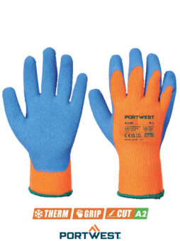 "Cold Grip" Crinkle Latex Dip Thermal Gloves (Cut A2)
