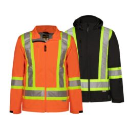 Hi-Viz Softshell Water Resistant Jacket