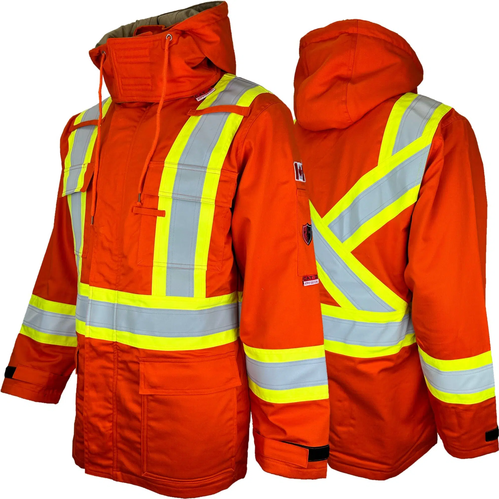 Atlas Guardian® FR/AR Hi-Viz 4″ 3-in-1 Parka