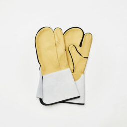 Unlined Cowhide 1-Finger Gauntlet Mitt