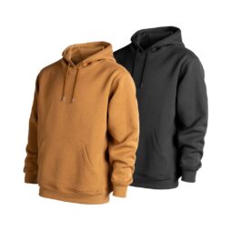 Pullover Cotton Blend Fleece Hoodie