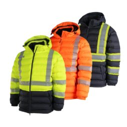 Hi-Viz Puffer Freezer Jacket