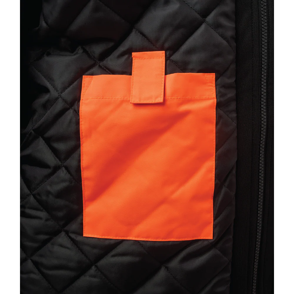 Hi-Viz Quilt-Lined Hooded Safety Jac-Shirt - Image 14