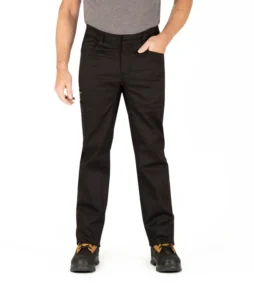 Twill Work Pants with Stretch Waistband