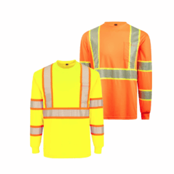 Portwest Hi-Vis Segmented Tape L/S T-Shirt