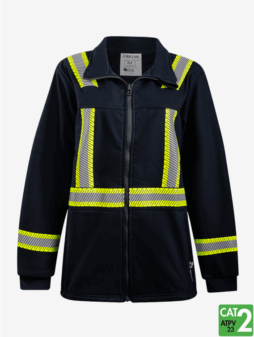 IFR Segmented Striped Fleece Full Zip Jacket