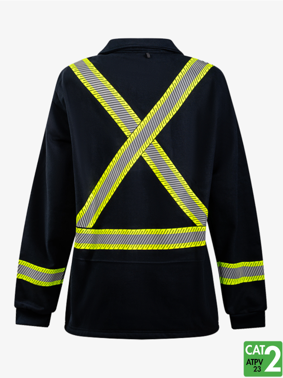 IFR Segmented Striped Fleece Full Zip Jacket - Image 2