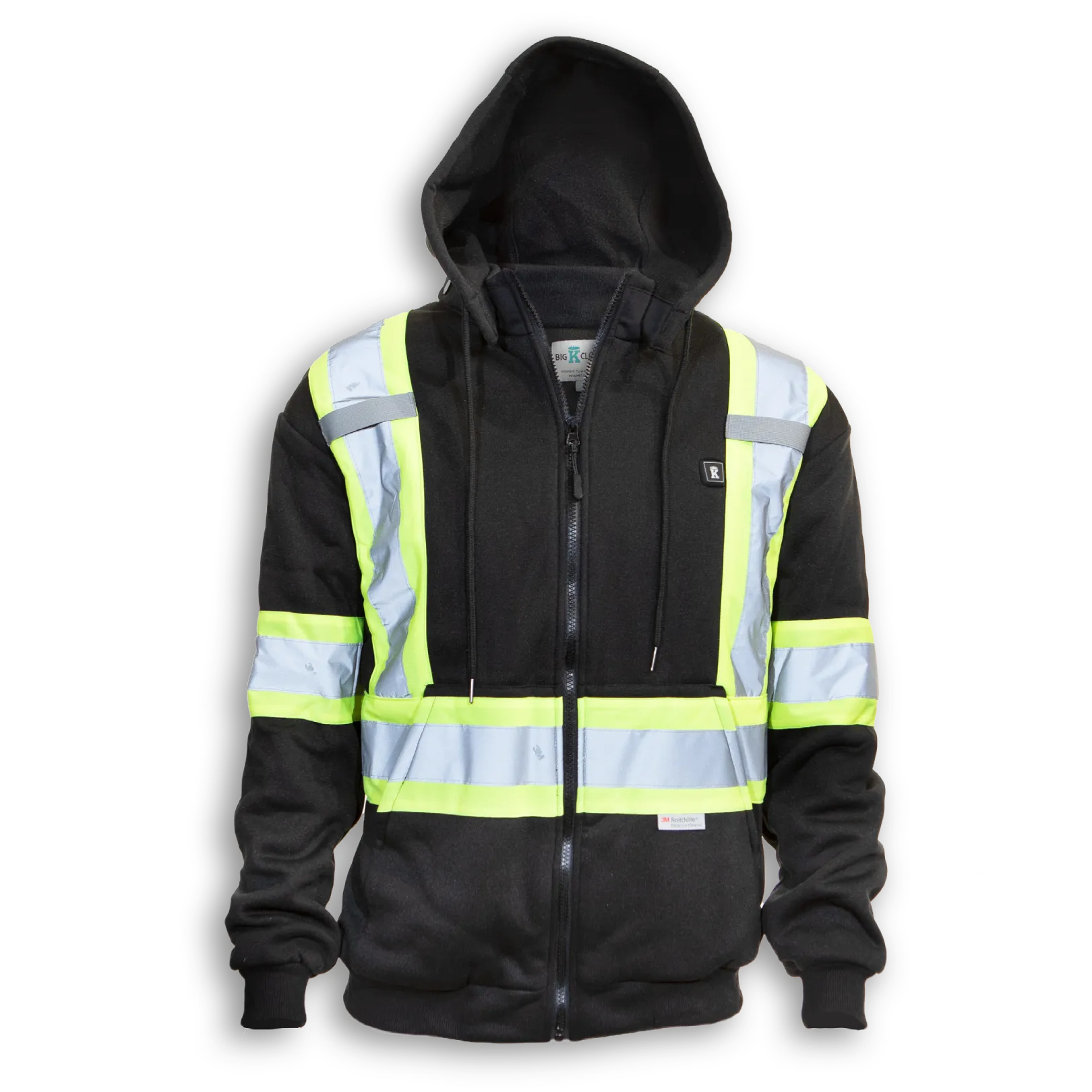 Hi-Viz 100% Polyester Heated Hoodie - Image 3
