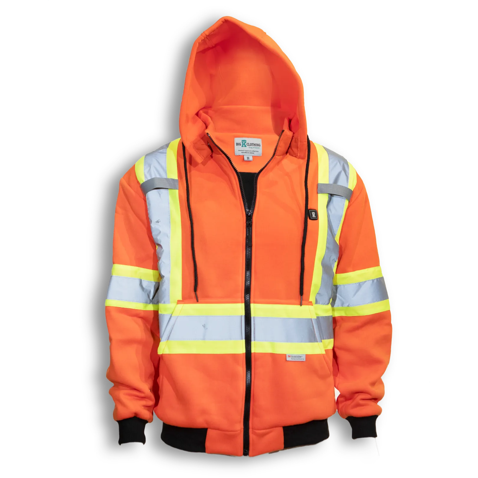 Hi-Viz 100% Polyester Heated Hoodie