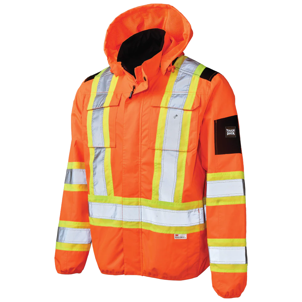 Tough Duck Light Weight Water Repellent Safety Jacket - Image 3