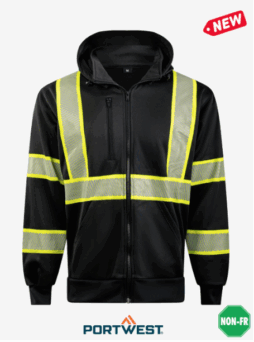 Portwest Iona Segmented Tape Zipped Hoodie