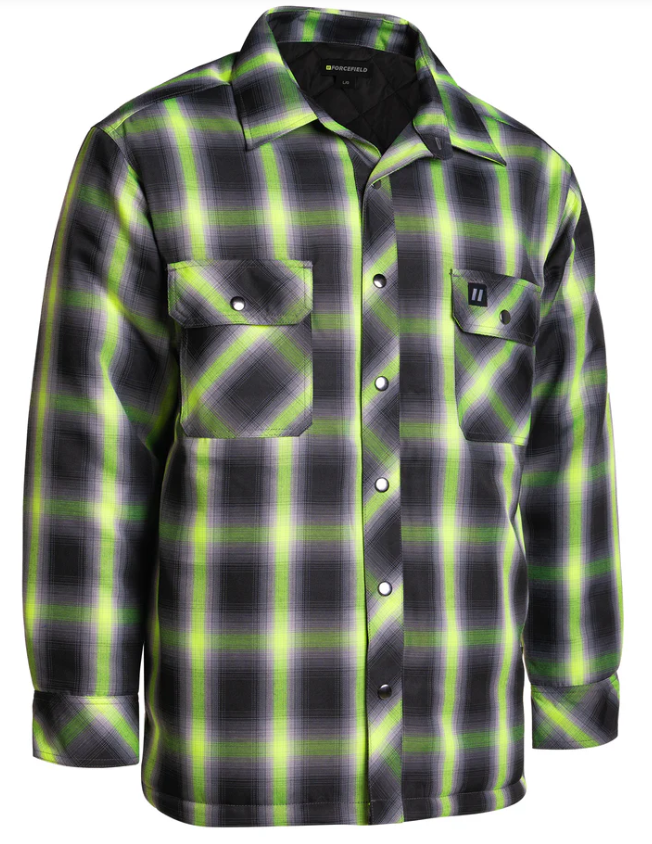 Forcefield Ombre Plaid Quilt-lined Shirt Jacket - Image 2