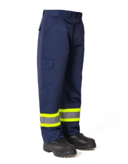 Hi-Vis Navy Safety Cargo Work Pant