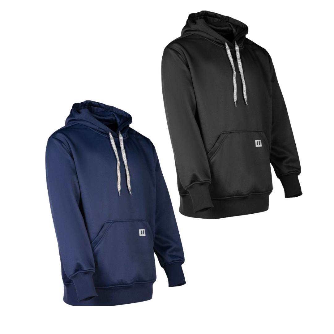 Forcefield® Premium Polyester Fleece Pullover Hoodie with Double-Lined Hood