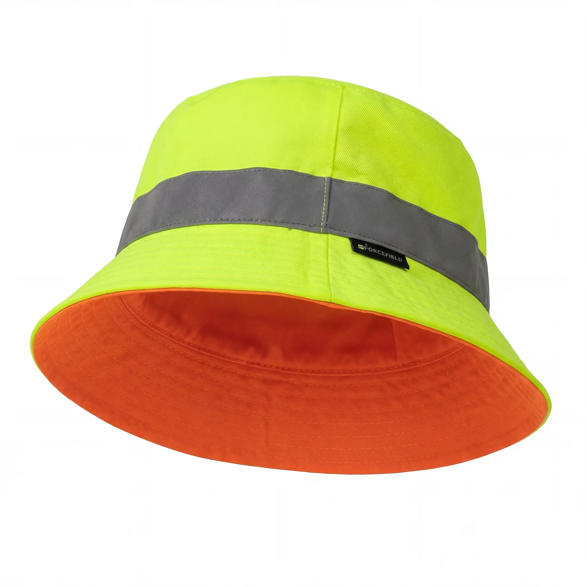 Hi Vis Bucket Hat with Reflective Detail
