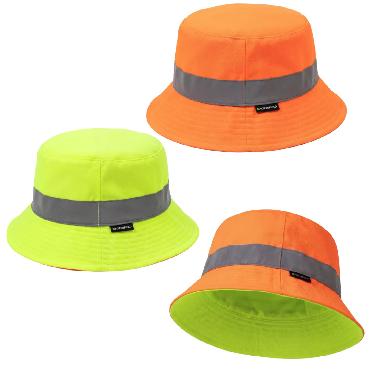Forcefield® Hi Vis Bucket Hat with Reflective Detail