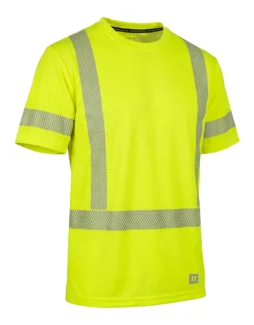 Forcefield® Hi-Vis Coolknit™ Lime Crewneck Short Sleeve Cooling T-Shirt