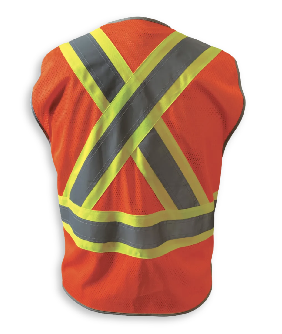 Big K® Hi-Viz Reversible Soft Mesh Traffic Vest - Image 3
