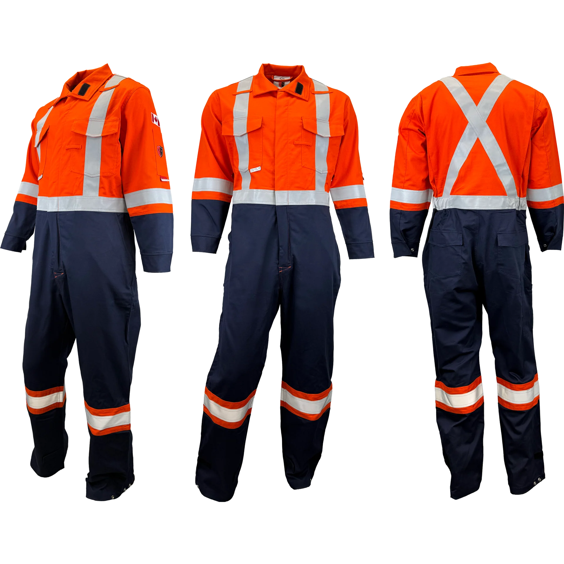 Atlas Guardian® FR/AR Hi Vis 2-Tone Coveralls (32 - 68 R & T)